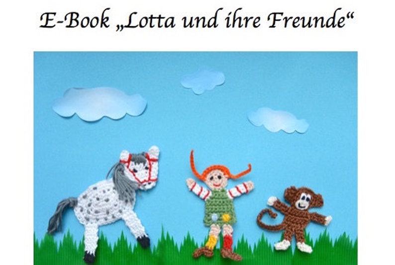 E-Book / crochet pattern / pdf LottaFreunde image 1