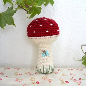 Crochet Pattern: Toadstool / Mushroom Rattle image 3