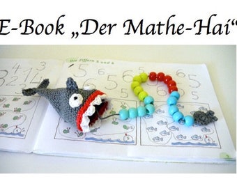 Crochet Pattern: "Math Shark" for 1st graders