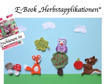 Autumn applique" crochet pattern