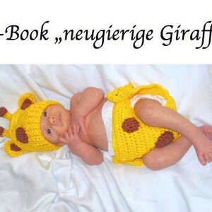 curious giraffe crochet pattern 2 sizes image 1