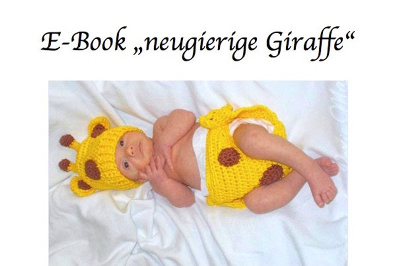 curious giraffe crochet pattern 2 sizes image 1