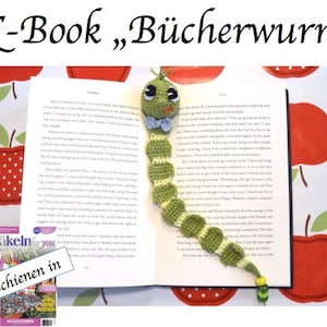 Crochet Pattern: "Bookworm" Bookmark
