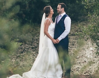 Simple Sheer Wedding Veil