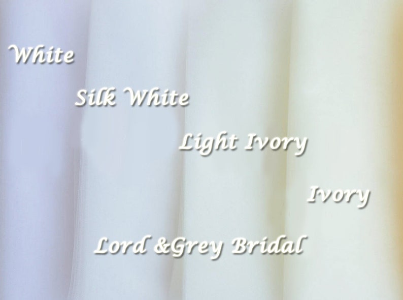 Bridal Fingertip Veil, Wedding Veil, Chapel Veil, Single Layer Veil, Bridal Veil, Short Veil, Ivory Fingertip Veil, White Ivory image 6
