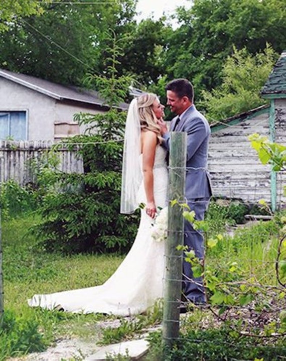 White Ivory Church Wedding Bud Bridal Veil Comb Wedding Accessories