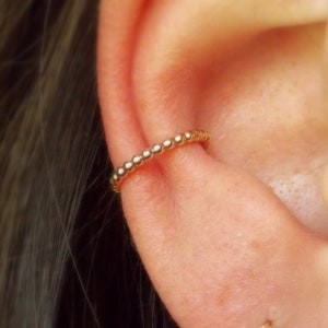 Ear Cuff - Ear Wrap- Gold Ear Cuff - gold filled Ear Cuff - Ear Cuff - Minimalist Ear Cuff -gold ear wrap -silver Ear wrap - Fake piercing
