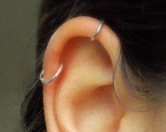 Sterling Silver Hoop Earring - Silver Hoop Earrings - Tiny Hoop Earrings - Hoop Earrings - Small Hoop Earring - Silver Hoop Tiny