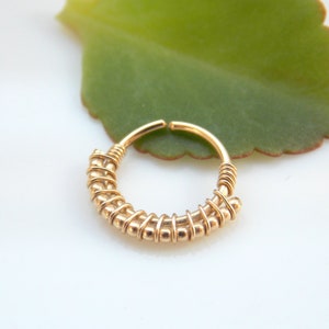 Hoop Piercing - 18g 22g Piercing - Hoop Piercing Gold Silber-Helix Tragus Conch Septum Turm Nasenring- Piercing Hoop