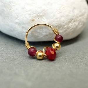 Nose hoop - Gold Filled Nose Ring - Gold Nose Hoop - Nose Jewelry - Nostril Hoop - Nose Piercing - Nose Earring - Nostril Jewelry