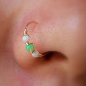 Nose hoop - Gold Filled Nose Ring - Gold Nose Hoop - Nose Jewelry - Nostril Hoop - Nose Piercing - Nose Earring - Nostril Jewelry