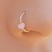 Tiny Hoop Nose Ring -rose quartz Nose Ring - Septum Nose Ring - Gold Filled Nose Ring - Nose Piercing Ring - Nose Ring -Nose Hoop - Hoop 