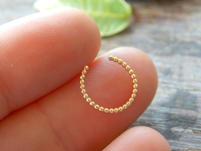Fake Gold Filled Lip clip on cuff No Piercing Required