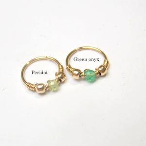 Nose hoop - Gold Filled Nose Ring - Gold Nose Hoop - Nose Jewelry - Nostril Hoop - Nose Piercing - Nose Earring - Nostril Jewelry