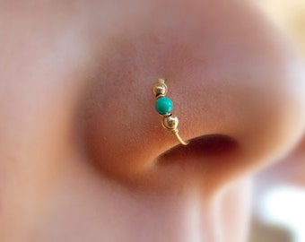 Nose hoop - Gold Filled Nose Ring - Gold Nose Hoop - Nose Jewelry - Nostril Hoop - Nose Piercing - Nose Earring - Nostril Jewelry