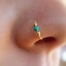 Nose hoop - Gold Filled Nose Ring - Gold Nose Hoop - Nose Jewelry - Nostril Hoop - Nose Piercing - Nose Earring - Nostril Jewelry 