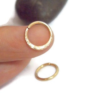 16 Gauge gold filled hoop - piercing - septum - 16g septum - 16g setum ring - 16g Helix