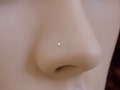 Tiny Nose Stud - 14k gold filled nose stud - 24 gauge nose stud- minimalist nose stud - barely there stud - dot nose stud- nose studs 20g product logo