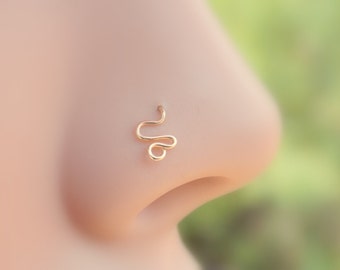 Tiny Nose Stud - 14k gold filled nose stud - 24 gauge nose stud- minimalist nose stud - gold filled nose stud - silver nose stud- nose studs
