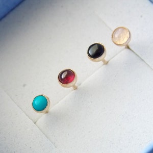 Tragus Ohrring - Knorpelohrring - Nasenring Ohrstecker - Sterling Silber 3 mm Tragus Stud - Tragus Piercing - Tragus silber - gold filled Ohrstecker