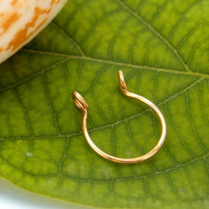 Fake Septum Ring for non pierced nose .