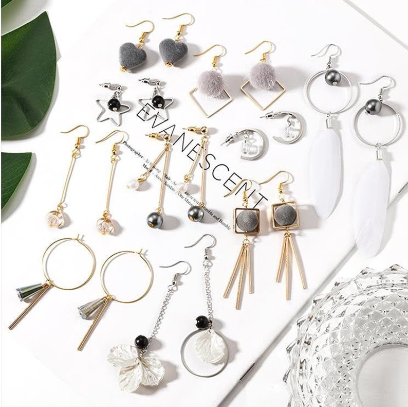 Make earring 1 DIY Earring Kit Earring Kit Earwires Earring Making,Earring Components DIY Earring Material Set Supplies Craft earring