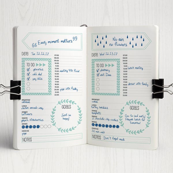 Bullet Journal Printable, Bullet Journal Kit, Bullet Journal Template, Bujo Inserts, Spreadsheet, Notebook Inserts, Bullet Journal Planner