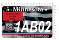 MN 100 Club ATV license plate  A.T.V./UTV **Free Shipping****First Responders**