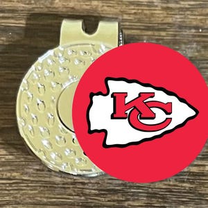 NEW! Every NFL Team Hat Clip Golf Ball Marker OR Divot Tool Ball Marker Magnetic! Free Shipping!  66 Football Designs! Ultra Fast Shipping!