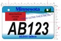 Minnesota ATV license plate  MN A.T.V./UTV **Free Shipping**
