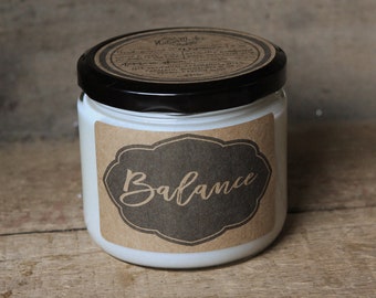 BALANCE Candle - Lavender Candle - Stress Relief - Aromatherapy Candle - Soy Candle - Beeswax Candle - Click to Find out More!