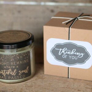 Sympathy Gift - Sympathy Gift Box - Loss of Mother Sympathy Gift - Memorial Candle - Condolence Gift - In Loving Memory - Sorry for Loss image 4