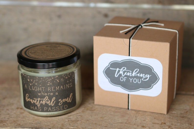 Sympathy Gift - Sympathy Gift Box - Loss of Mother Sympathy Gift - Memorial Candle - Condolence Gift - In Loving Memory - Sorry for Loss image 4