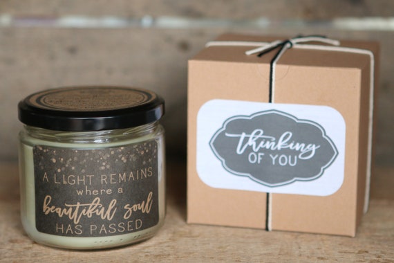 Sympathy Gift - Sympathy Gift Box - Loss of Mother Sympathy Gift - Memorial Candle - Condolence Gift - In Loving Memory - Sorry for Loss