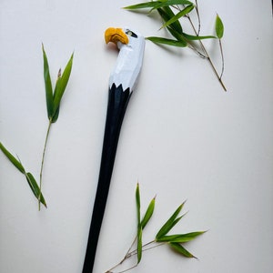 Wooden Back Scratcher Hand Crafted Eagle for Men Women Animal Bird Gift Wooden Backscratcher