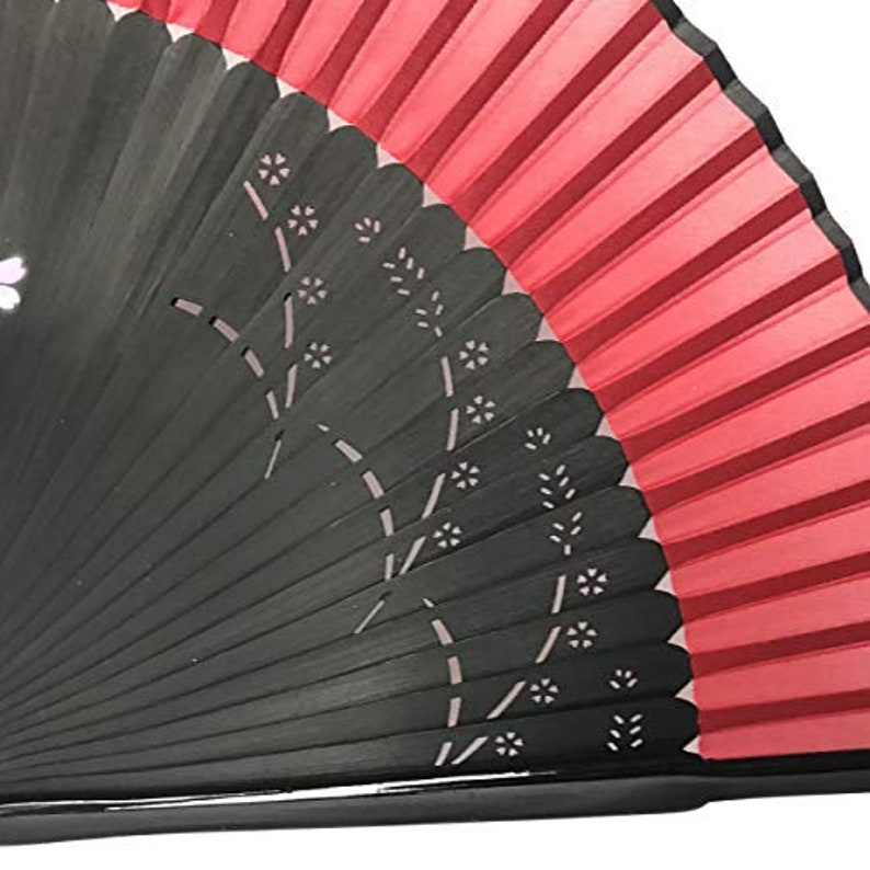 Handheld Folding Hand Fan a Beautiful Handcrafted Box a Soft Etsy