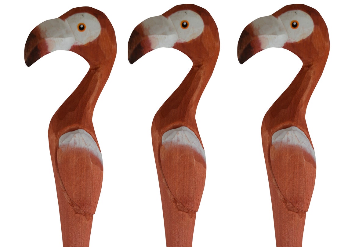 Wooden Back Scratcher Hand Crafted Flamingo for Men Women Etsy UK