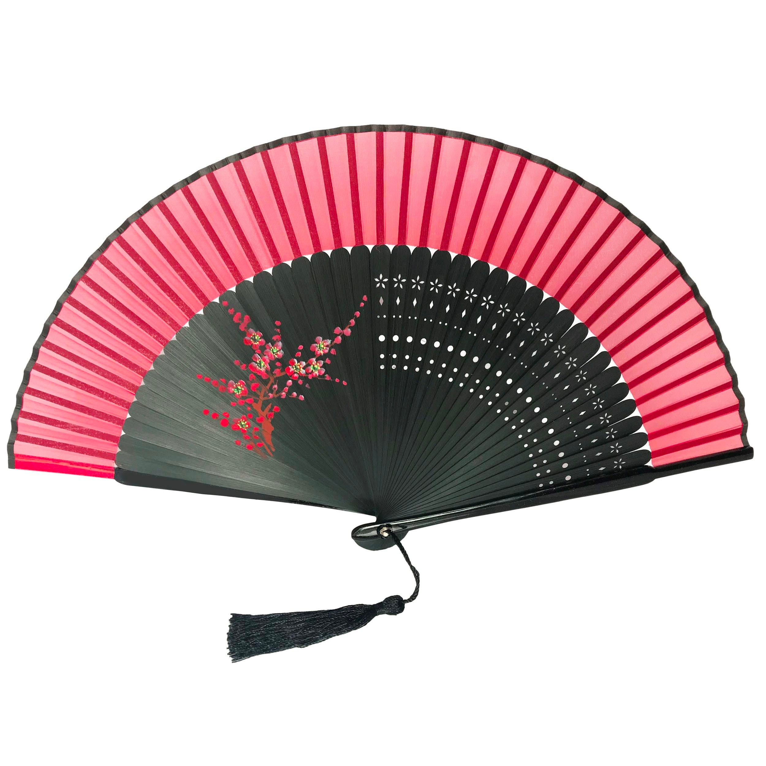 Handheld Folding Hand Fan a Beautiful Handcrafted Box a Soft Etsy