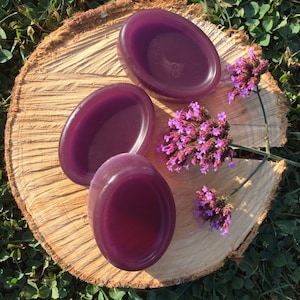 Lavender and Rosemary shampoo bar. Hand made and in Biodegradable cellophane wrapping