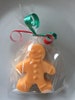 gingerbread man soap bar in Biodegradable wrapping. ideal for stocking fillers, secret santa gifts, Christmas Eve boxes and party bags 