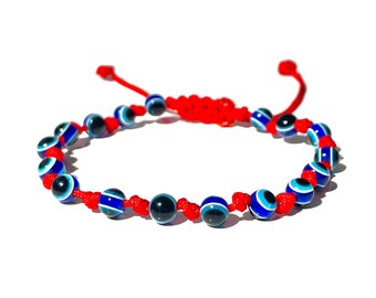 Evil eye bracelet protective totem Handmade special gifts by Lucky Charms USA