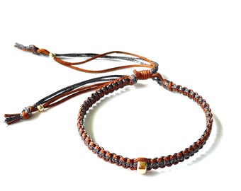 Handmade braided bracelet