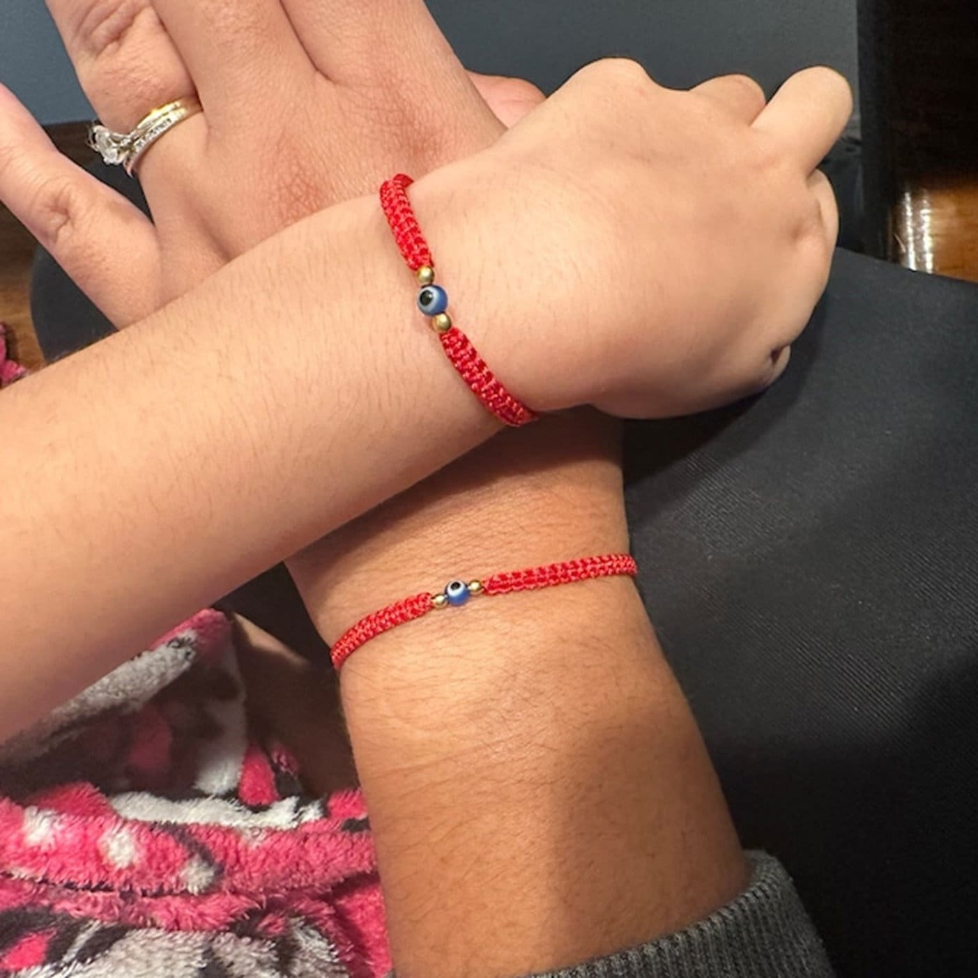 Red String Evil Eye Protection Bracelet – Gold-filled, Unisex, Waterproof, Handmade – Lucky Charms USA