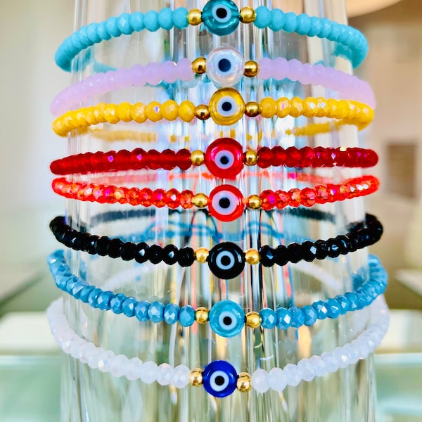 Elegante Women- Flower Evil Eye Anklet