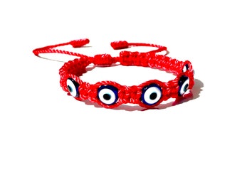 Total protection red string evil eye bracelet