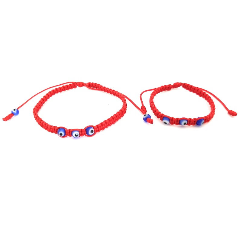 Women's Men's Baby Red String Bracelet With Evil Eye Etsy