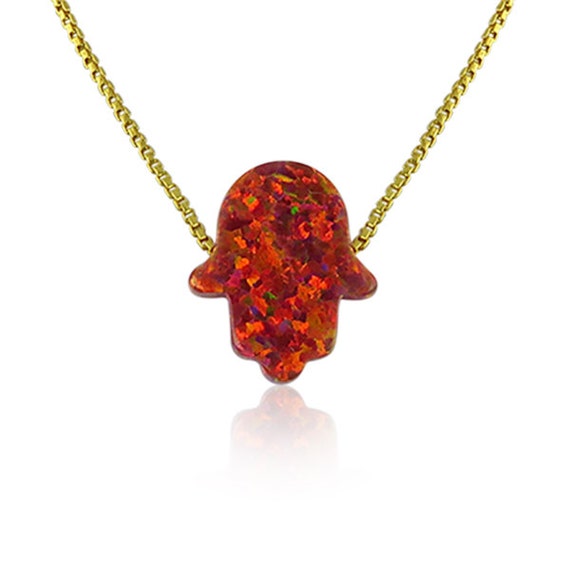 red opal necklace