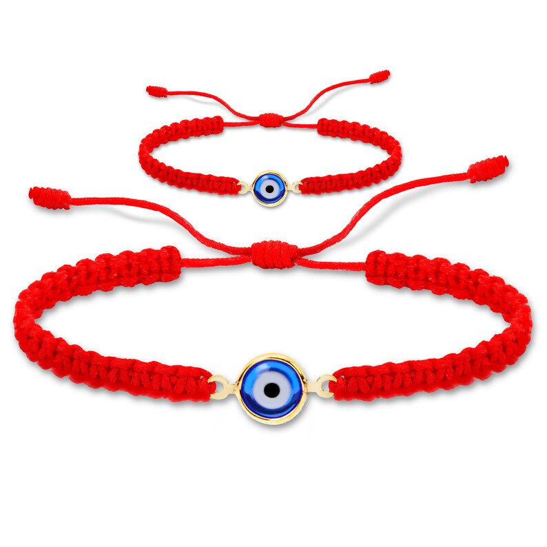 Baby Evil Eye Red Bracelet Protection Mommy Matching Red Etsy Australia