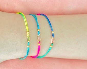 Alice crystal Bracelets, Handmade with Love and care by Lucky Charms USA