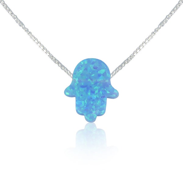 SALE!! Lowest Price anywhere online!! Hamsa Hand Necklace in 10 Chain Lengths and 2 Cute Chain Styles